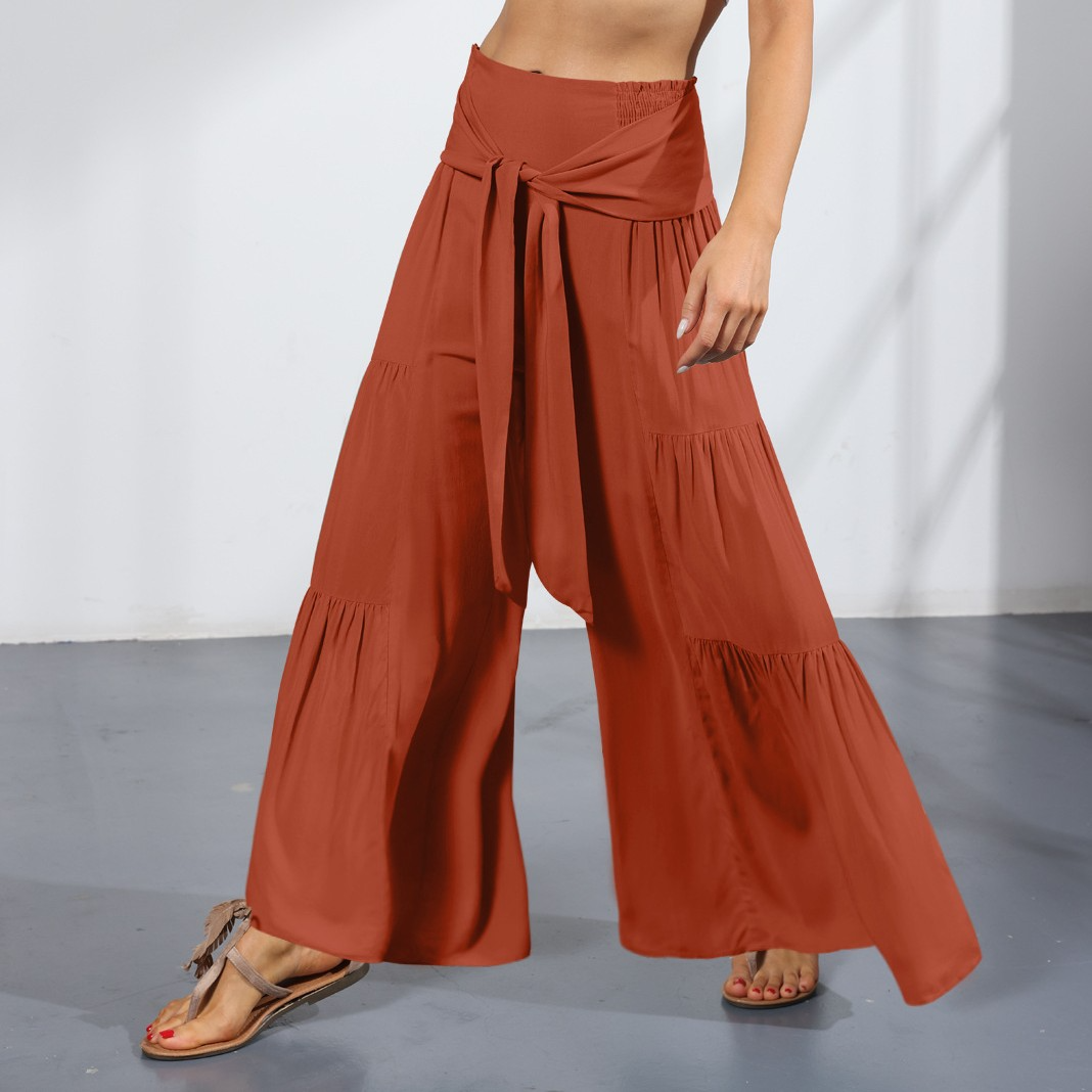 Pantalon hippie bobo rouge