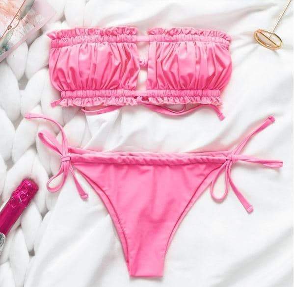 Bikini Dallas - Plusieurs Coloris-S-Rose- - Belishop