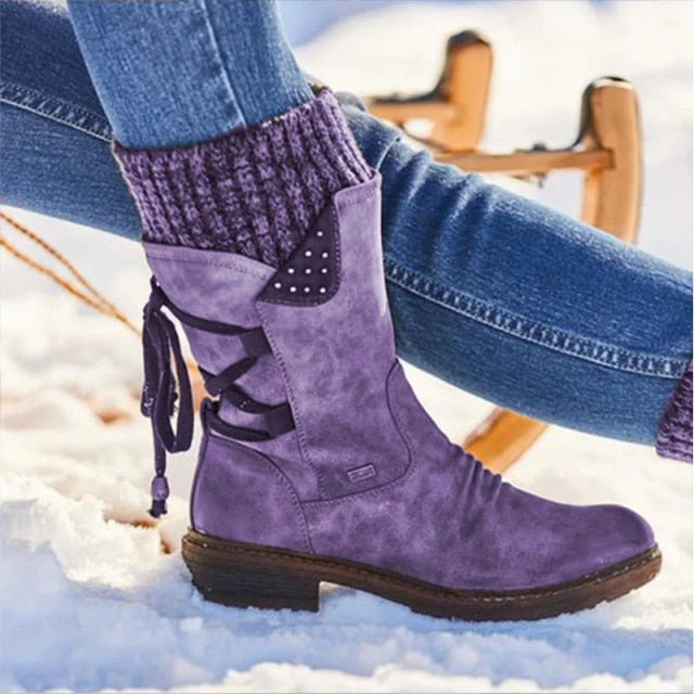 Bottes MOOLY-Violet-35- - Belishop