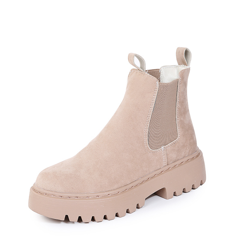 Bottines Milky-Abricot-35- - Belishop