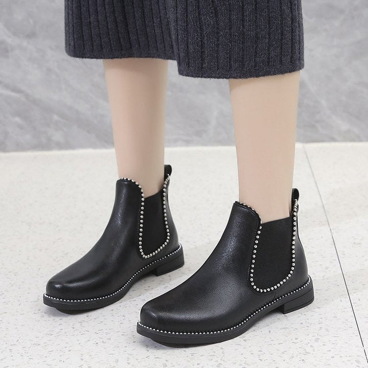 Bottines en cuir Many- - Belishop