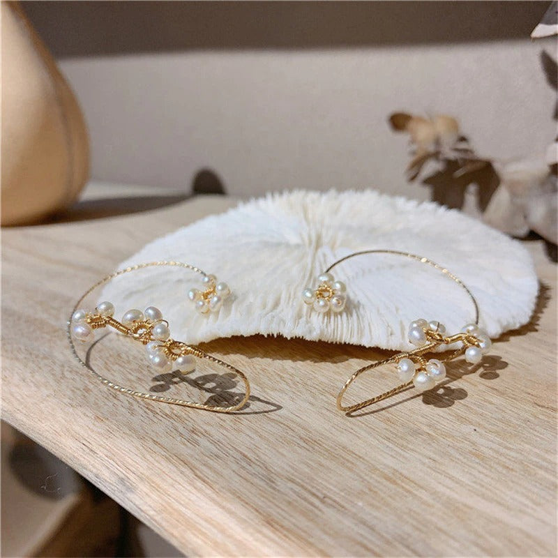 Boucles d'oreilles Flora sans perçage- - Belishop