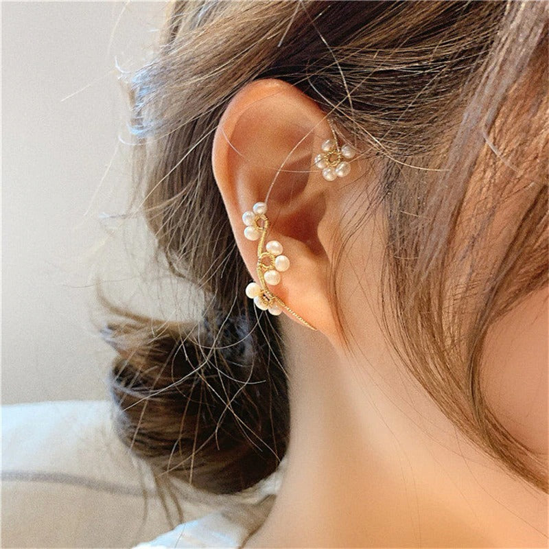 Boucles d'oreilles Flora sans perçage- - Belishop