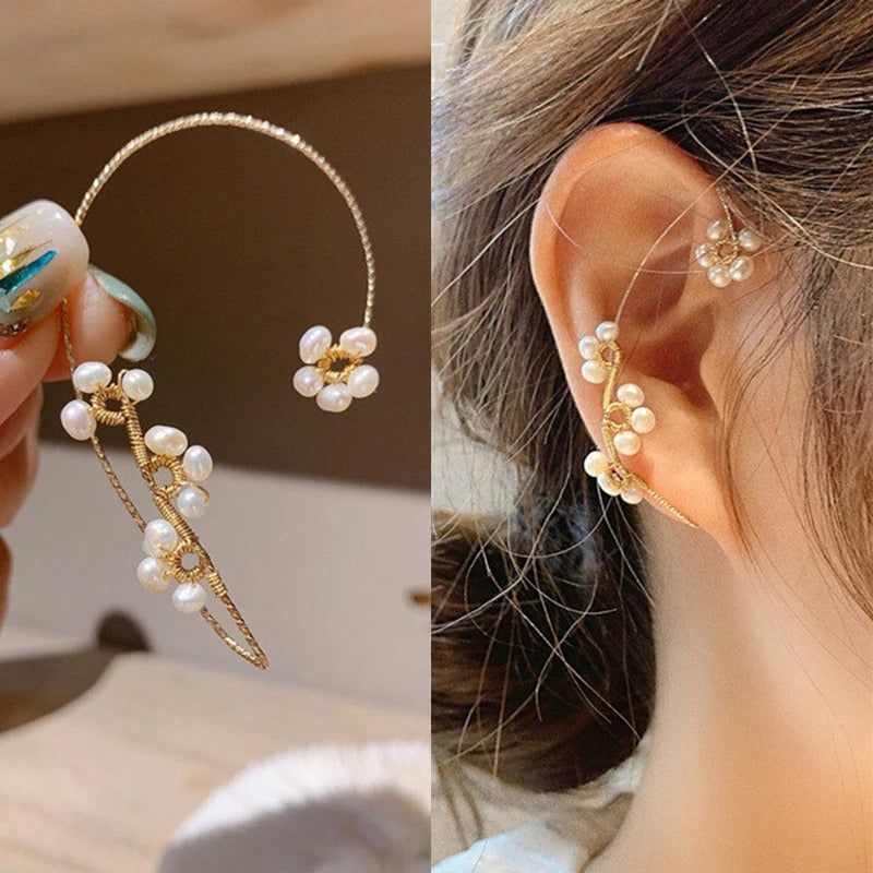 Boucles d'oreilles Flora sans perçage- - Belishop