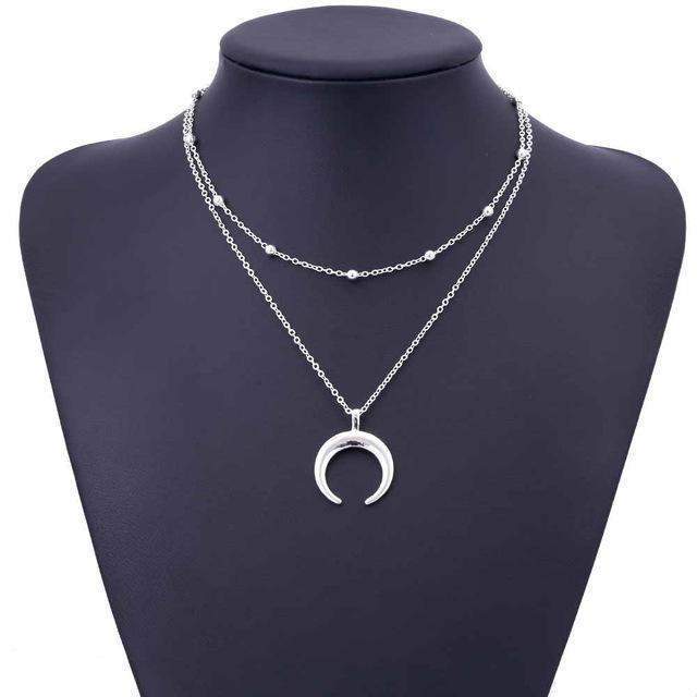 collier lune argent tendance 3 