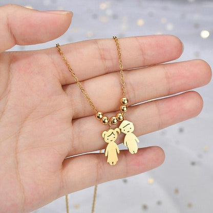 Collier pendentif "Famille"- - Belishop