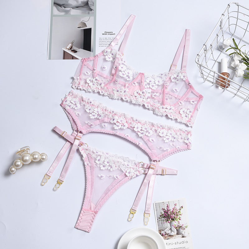 Ensemble de lingerie Sandra-Rose-S- - Belishop