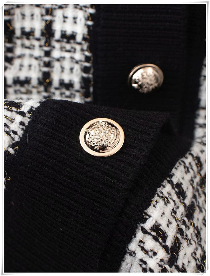 Gilet à carreaux Diana- - Belishop