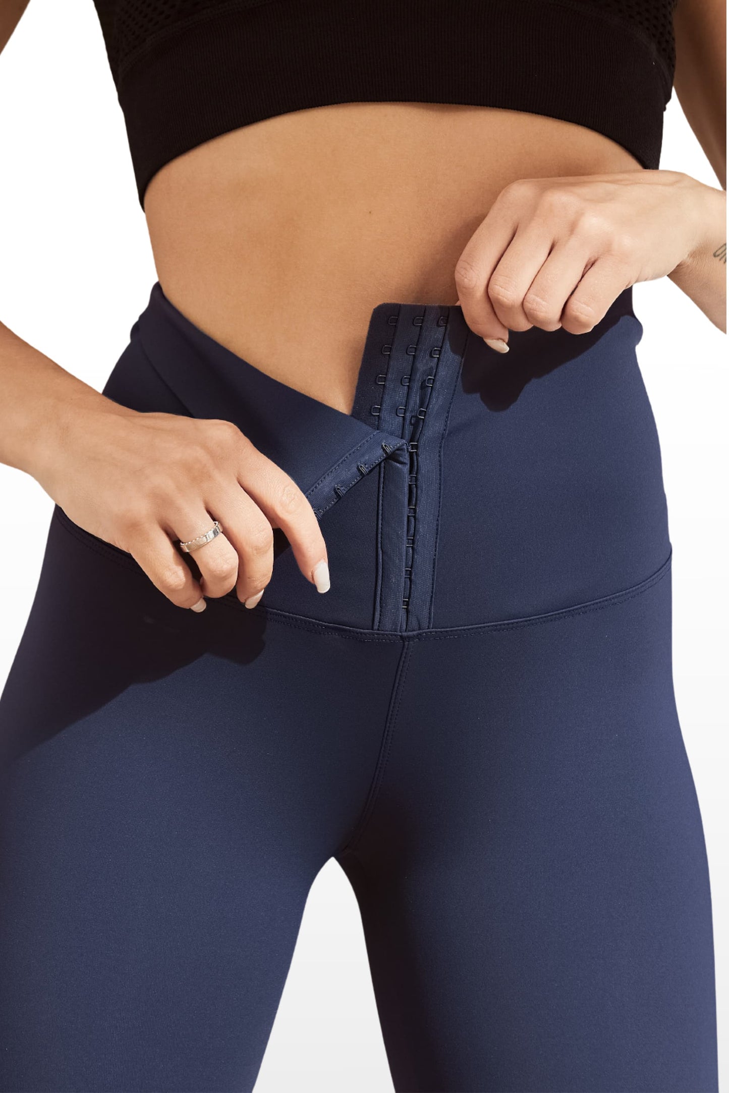 Leggaine - Legging avec gaine intégrée-XS-S-Bleu- - Belishop