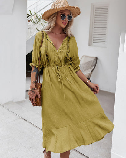 Robe bohème style hippie femme