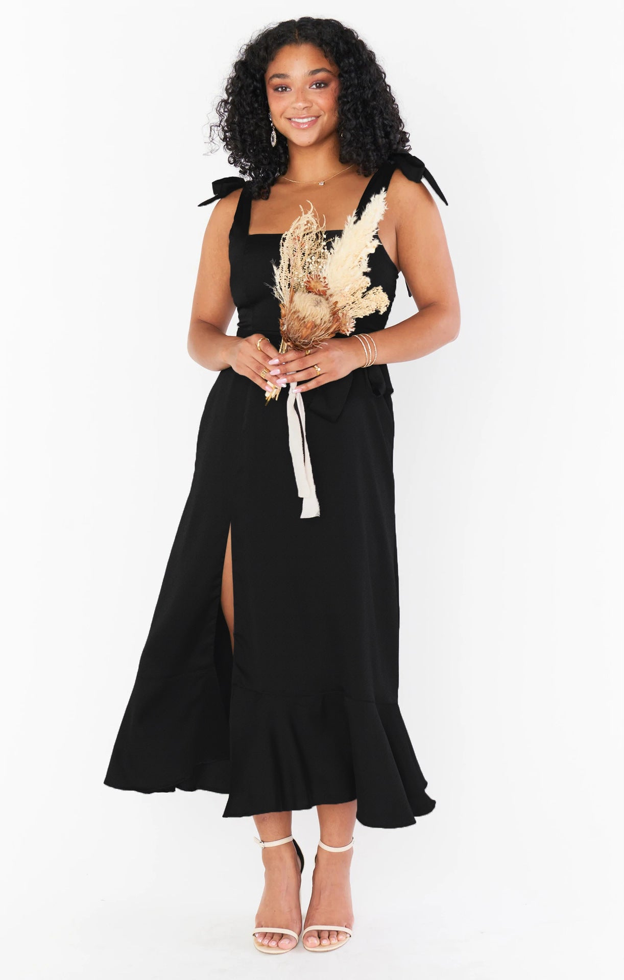 Robe bohème chic pour mariage noir