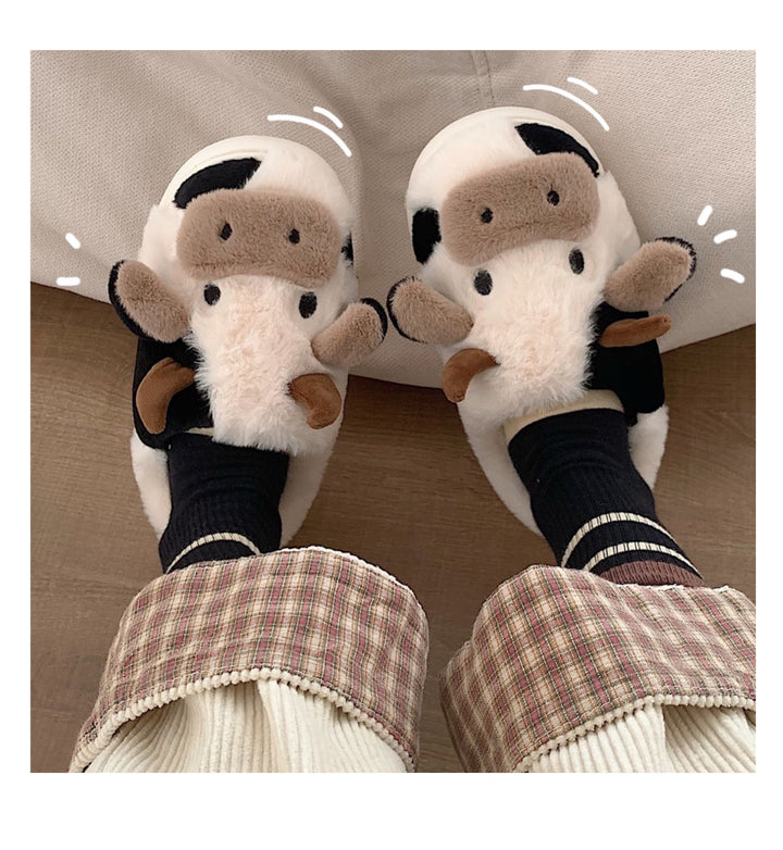 Pantoufles Vaches- - Belishop