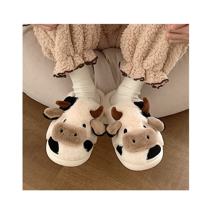 Pantoufles Vaches- - Belishop