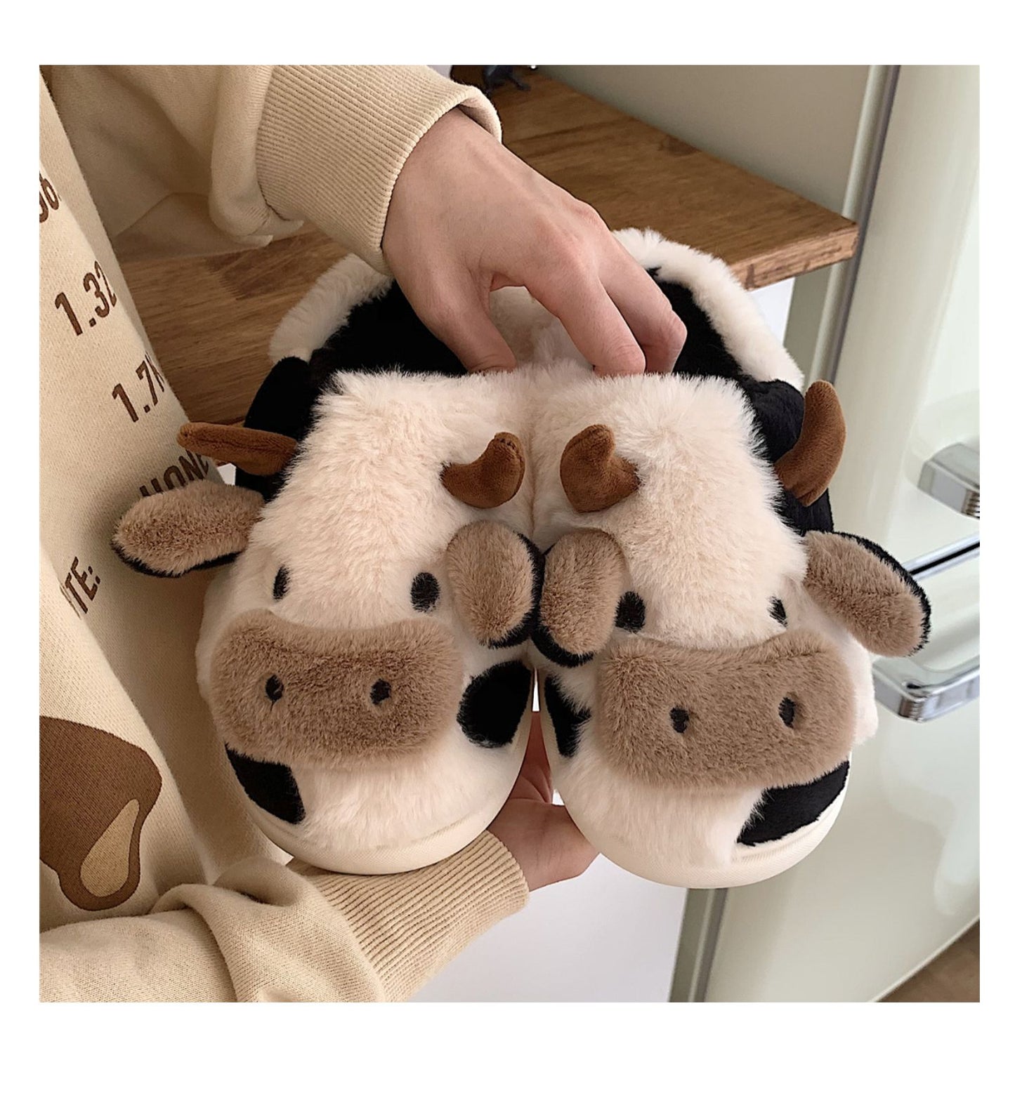 Pantoufles Vaches - Belishop