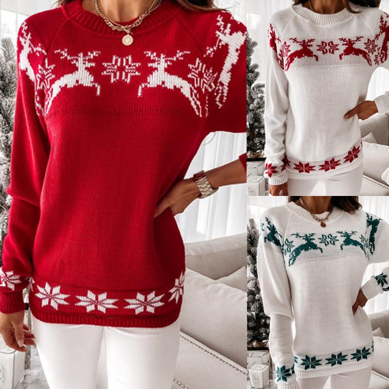 Pull de Noel Cerfs- - Belishop