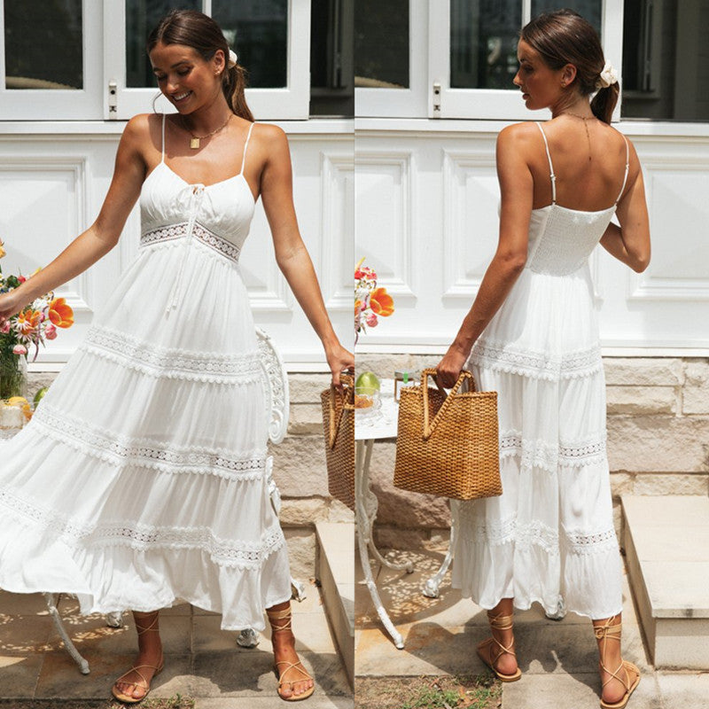 Robe boheme blanche