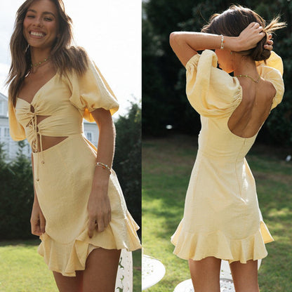 Robe jaune 