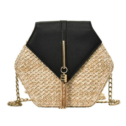 Sac à Bandoulière Hexaly-Noir- - Belishop