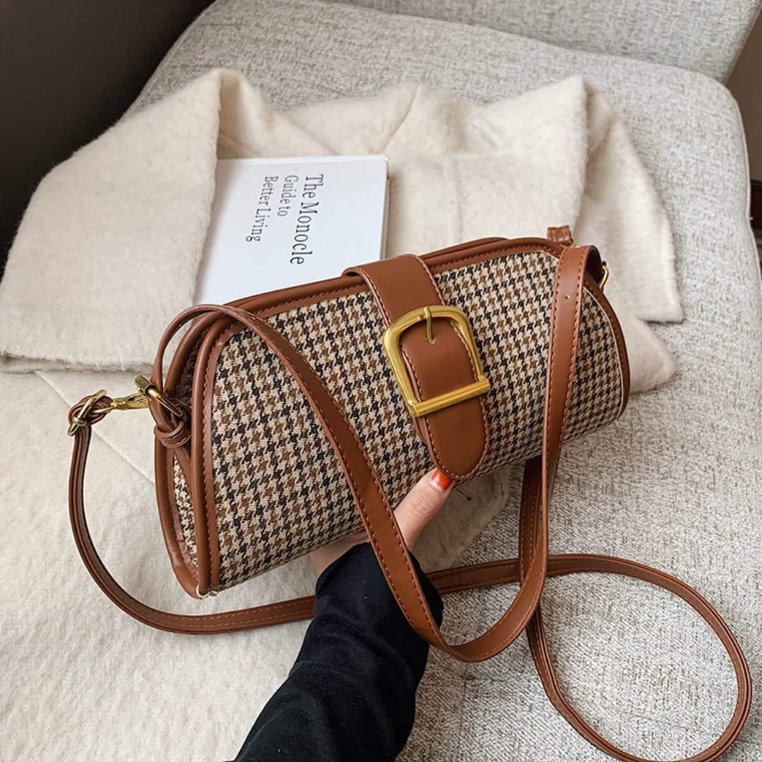 Sac à bandoulière Christine-Beige- - Belishop