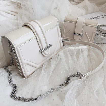 Sac à bandoulière Glaze-Blanc-Grand- - Belishop