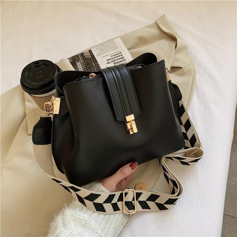 Sac à bandoulière Josepha-Noir- - Belishop