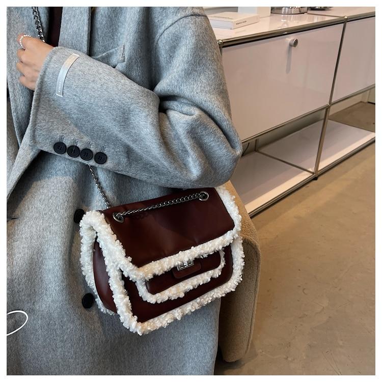 Sac à main moumoute- - Belishop