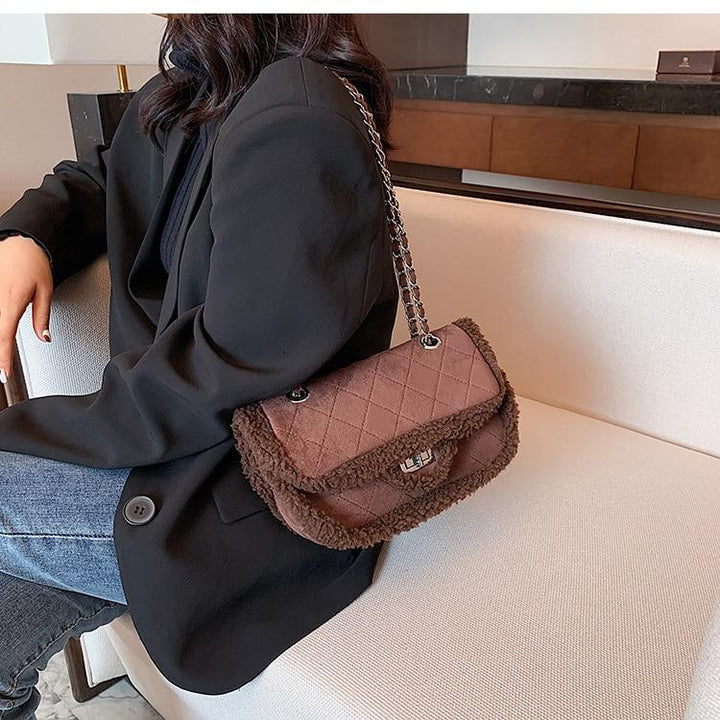 Sac à main moumoute Sophie- - Belishop