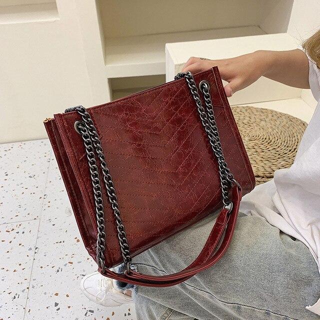 Sac à main vernis-Vin rouge- - Belishop