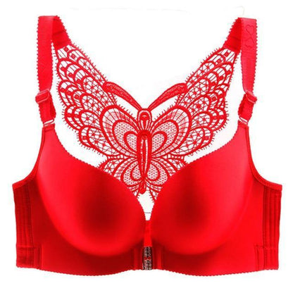 Soutien-gorge Papillon - Colorés-Rouge-75A- - Belishop