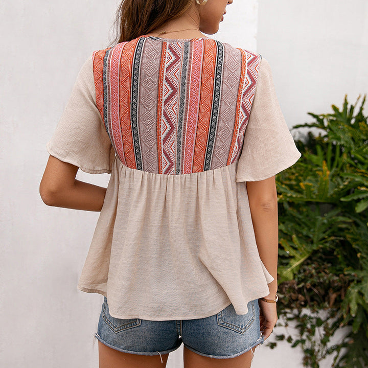 T-shirt hippie de dos