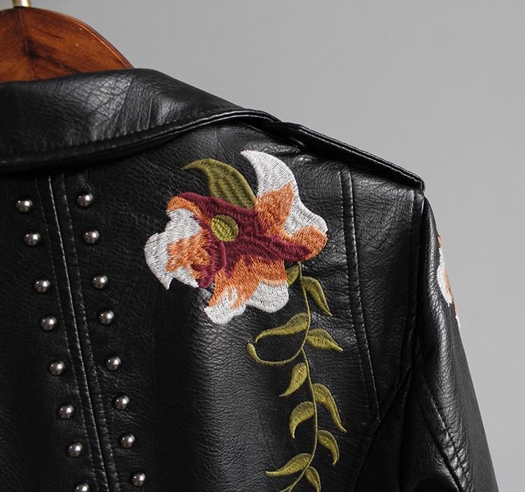 Veste en fleur noir 2