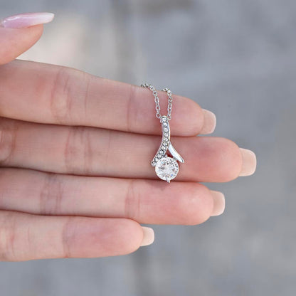 Collier avec coffret rose éternelle - À ma Maman