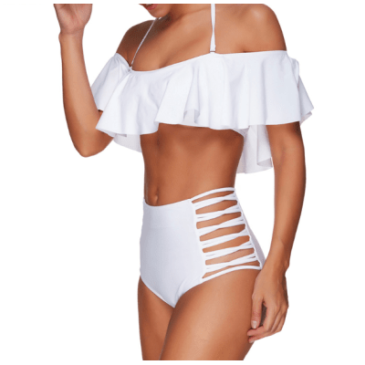 Maillot de bain 2 pièces Delly épaule dénudé