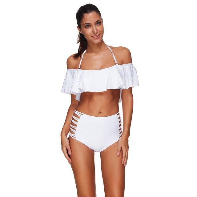 Maillot de bain 2 pièces Delly blanche