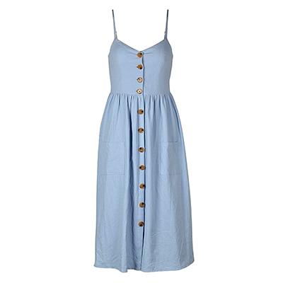 Robe à motifs Florida-PU ciel-S- - Belishop