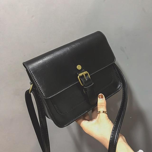 SAC À BANDOULIÈRE-Noir-Mini ( Max longueur < 20 cm )- - Belishop